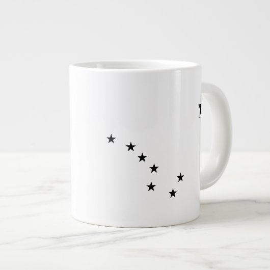 Black Big Dipper Grote Koffiekop (Voorkant rechts)