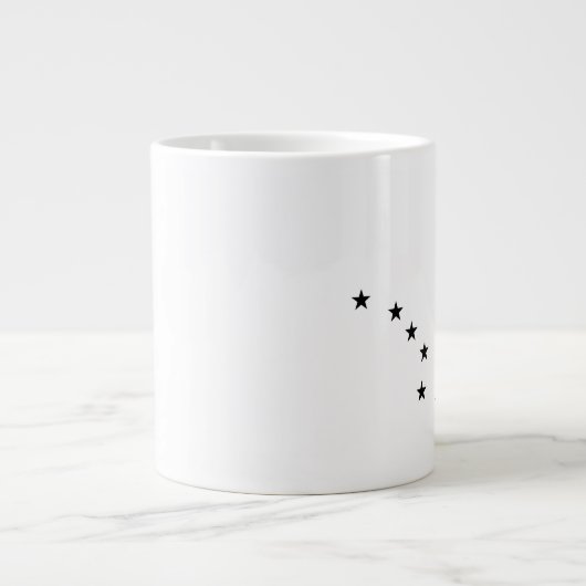 Black Big Dipper Grote Koffiekop (Voorkant)