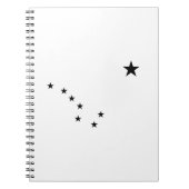 Black Big Dipper Notitieboek (Voorkant)