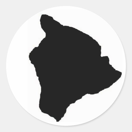 Black Big Island sticker (Voorkant)
