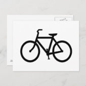 Black Bike Route Briefkaart (Voorkant / Achterkant)