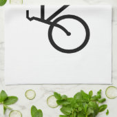 Black Bike Route Theedoek (Gevouwen)