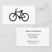 Black Bike Route Visitekaartje (Voorkant / Achterkant)