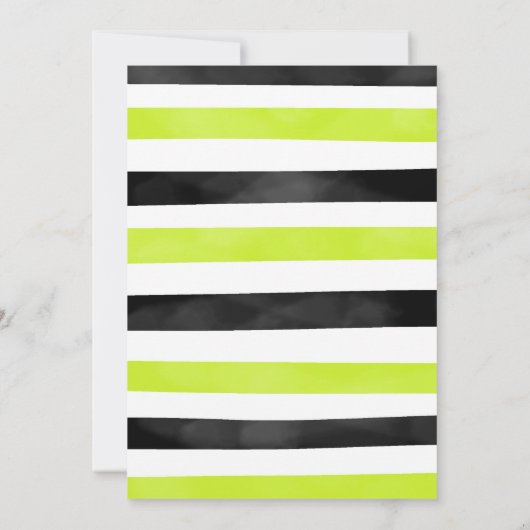 Black Bike Verjaardag uitnodiging (Achterkant)