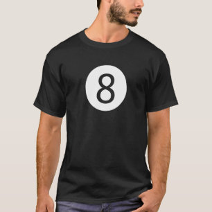 Black Billiard, 8 acht bar, Lazy Halloween Costu T-shirt