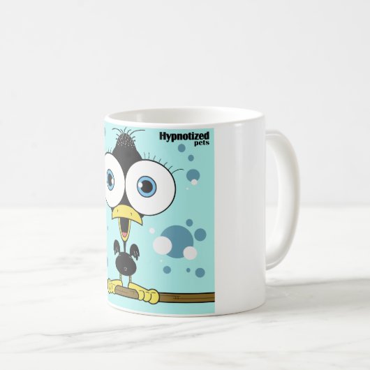 Black Bird 11 oz Classic White Mok (Voorkant rechts)