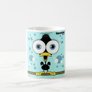 Black Bird 11 oz Classic White Mok