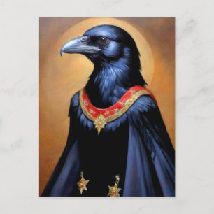 Black Bird Art Briefkaart