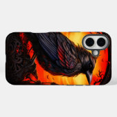 Black Bird Art Telefoonhoes Case-Mate iPhone Case (Achterkant (horizontaal))