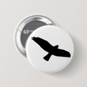 Black Bird Button (Voorkant /achterkant)