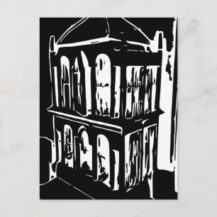 Black Bird Cage Post Kaart