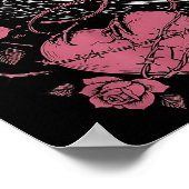 Black Bird F-caw-f Funny Valentines Day  Poster (Hoek)