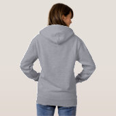 Black Bird Grey Hoodie (Achterkant volledig)