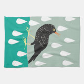 Black Bird Kitchen-handdoek Theedoek (Horizontaal)