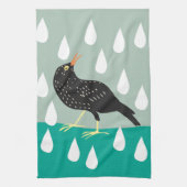 Black Bird Kitchen-handdoek Theedoek (Verticaal)