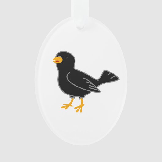 Black Bird Ornament (voorkant)