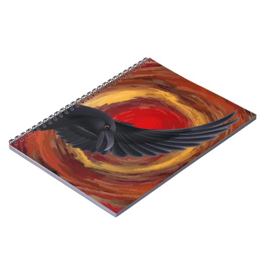 Black Bird Raven Notitieboek (Linkerzijde)