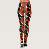 Black Bird Silhouette Sun Thunder_Cove Leggings (Achterkant)