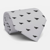 Black Bird Stropdas (Opgerold)