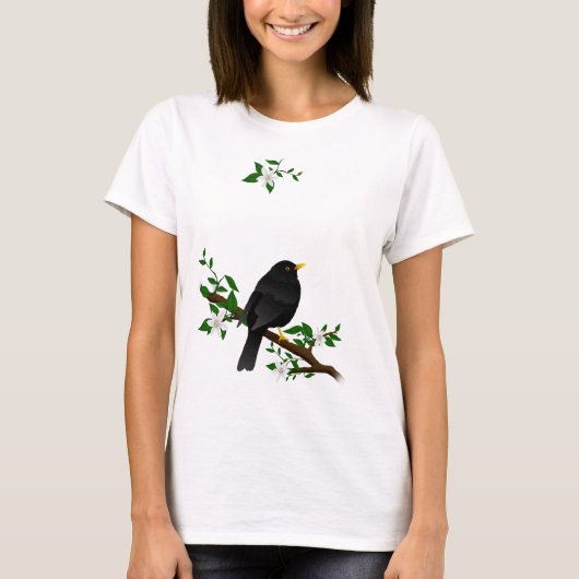 Black Bird T-shirt (Voorkant)