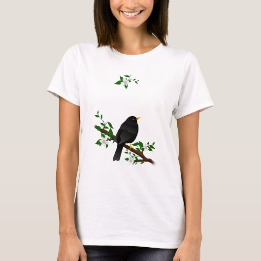 Black Bird T-shirt (Voorkant)