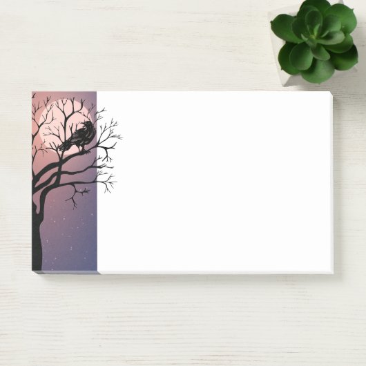 Black Bird The Raven Notities Post-it® Notes (Kantoor)