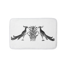 Black Birds Bath Mat