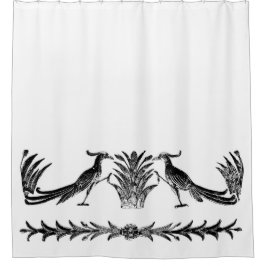Black Birds Shower Curtain Douchegordijn