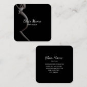 Black Birth Doula, verloskundige Zwangerschap Visi Vierkante Visitekaartje (Voorkant / Achterkant)