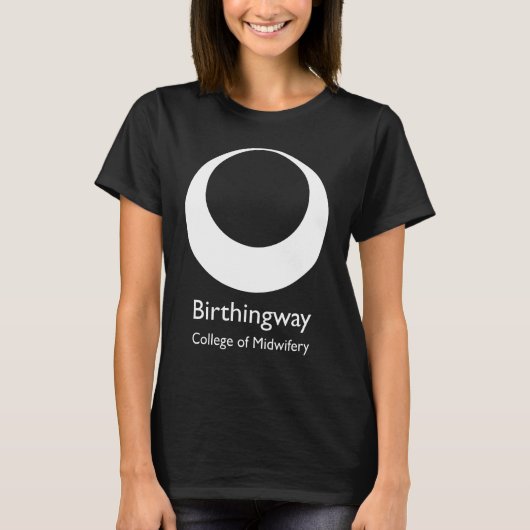 Black Birthingway Logo T-shirt (Voorkant)