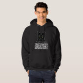 Black  Black cat  Black mom Hoodie (Voorkant volledig)
