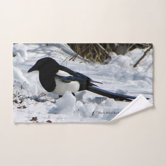 Black Bled Rocky Mountain-handdoekset Bad Handdoek (Handdoek)