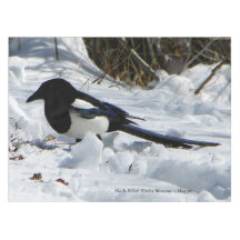 Black Bled Rocky Mountain Magpie-tafelkleed