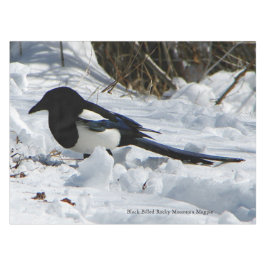 Black Bled Rocky Mountain Magpie-tafelkleed Tafelkleed