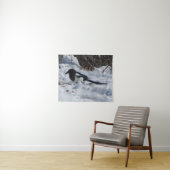 Black Bled Rocky Mountain Magpie tapestry Wandkleed (In Situ (horizontaal))