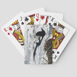 Black Bled Rocky Mountain-speelkaarten Pokerkaarten