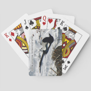 Black Bled Rocky Mountain-speelkaarten Pokerkaarten
