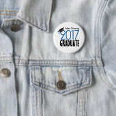 Black & Blue 2017 Afstuderen Pinback-Button Ronde Button 5,7 Cm (In situ)