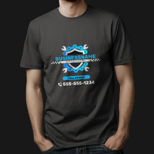 Black & Blue Automotive Auto Detailing Auto Repara T-shirt
