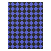 Black Blue Check Tablecloth Tafelkleed (Voorkant)