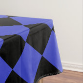 Black Blue Check Tablecloth Tafelkleed (Voorbeeld)