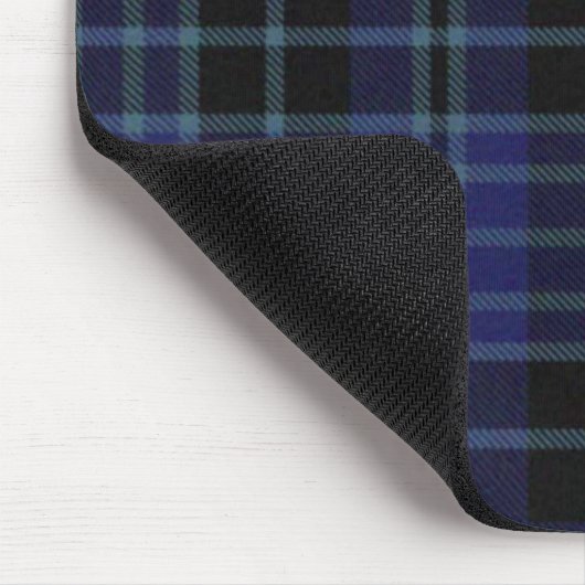 Black & Blue Clark Tartan Pset Muismat (Hoek)