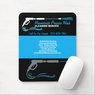Black Blue Drukreiniging Water Reiniging Pro Muismat