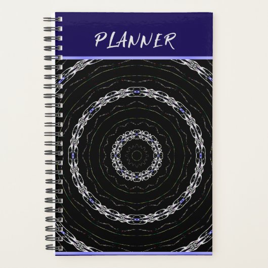 Black Blue n Silver Planner (Voorkant)