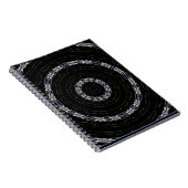 Black Blue n Silver Spiral Notebook Notitieboek (Rechterzijde)