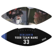 Black Blue Player Name Number Team 2 Foto American Football (Panelen)