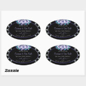 Black Blue Rozen Product Packaging Labels Diamonds (Vel)
