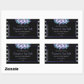 Black Blue Rozen Product Packaging Labels Diamonds (Vel)