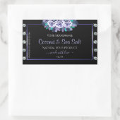 Black Blue Rozen Product Packaging Labels Diamonds (Tas)