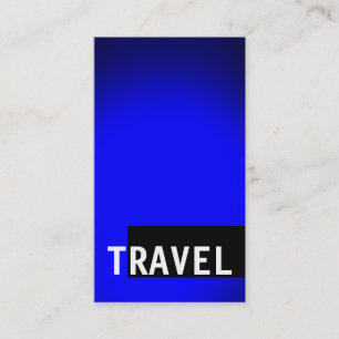 Black Blue Travel Agent Visitekaartje